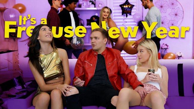 Aubry Babcock,Chloe Rose And Skyler Storm - It's a Freeuse New Year! 720p