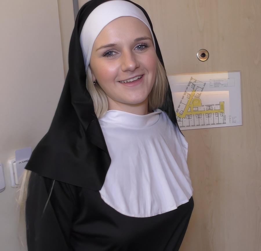 Katy Sky - Nun Creampie HD 720p