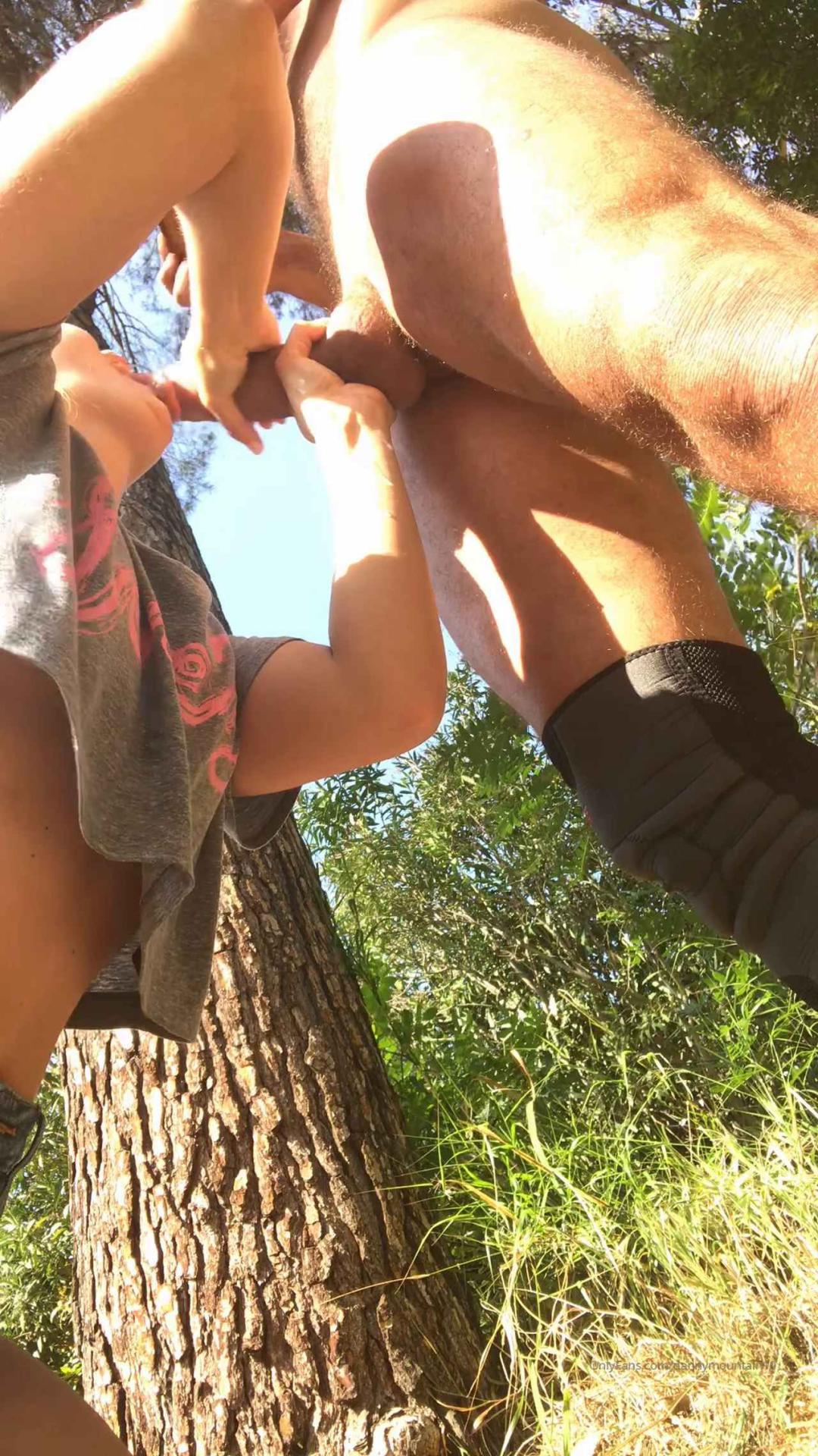 Aj Applegate - Fucking In The Woods With My Lovely Aj. I Love Fucking Her Throat So Deep - SD/1920p