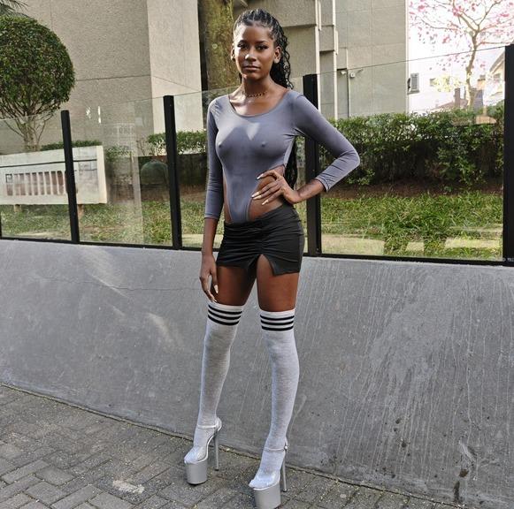 Jenny Pretinha, 20 years Brazilian tall ebony beauty with perfect breasts, gives her ass on the street for 10usd (DAP, Anal, 2on1, big cock, streetworker) OB532 FullHD 1080p/HD 720p