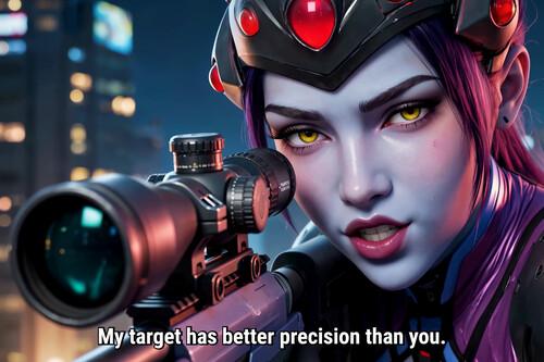 Widowmaker’s Rooftop Emergency [AiPorn]